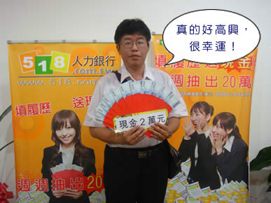 第二週得獎者 柯先生