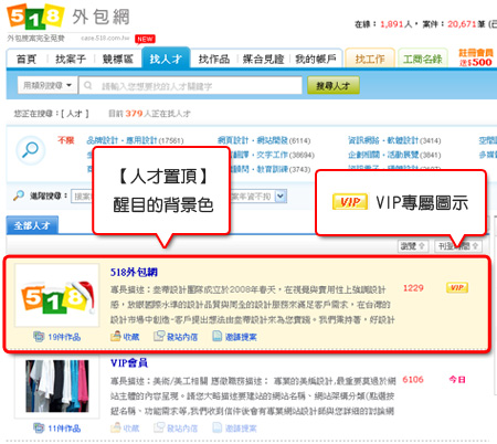 置頂曝光版位位置