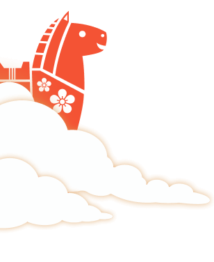 horse decoration left